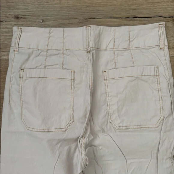 The Collette Crop Wide Leg Pants: Contrast Stitch Edition - Picture 9 of 9